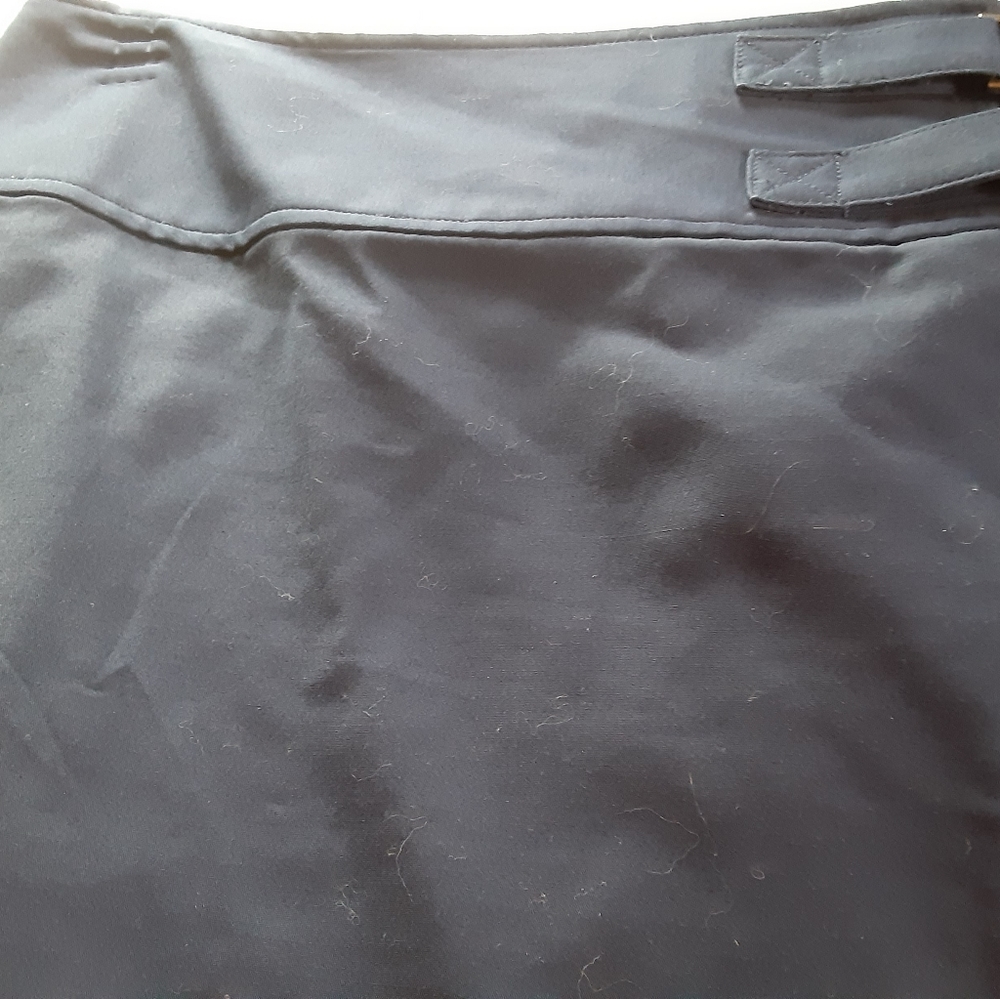 Navy blue pencil skirt